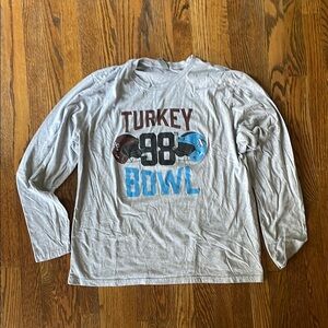 Gray “98th TURKEY BOWL” Long Sleeve Shirt
